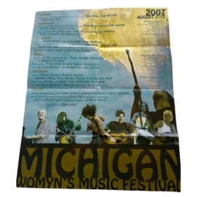 Michigan Womyn’s Music Festival brochures: 2007 + 2009 item