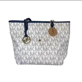#3 Michael Kors Blue and White Purse item