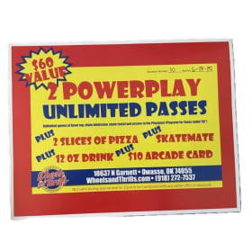 #50 Wheels & Thrills Gift Certificate item