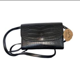 #15 Black Snakeskin Crossbody item