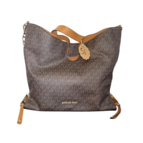 #51 Michael Kors Large Brown and Tan Purse item