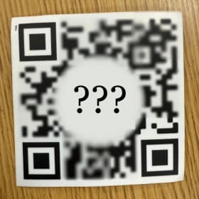 QR Code Sticker item
