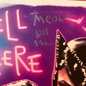 CATWOMAN ART PRINT SIGNED BY SCREENWRITER DANIEL WATERS item