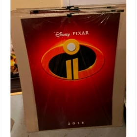 THE INCREDIBLES 2 POSTER PIXAR DISNEY 27x40 D/S item