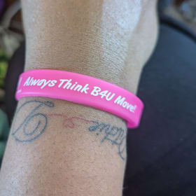Always Think B4U Move Wrist Bands item