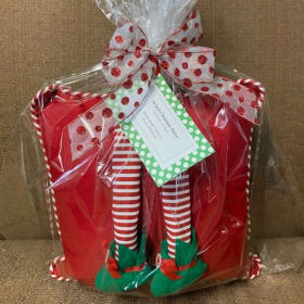 Christmas Pillow - Elf Legs item