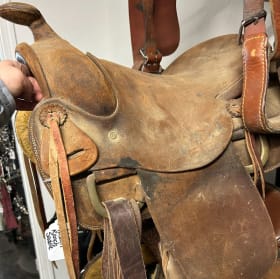 15" Roughout western saddle item