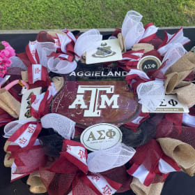 Custom A&M Door Wreath item