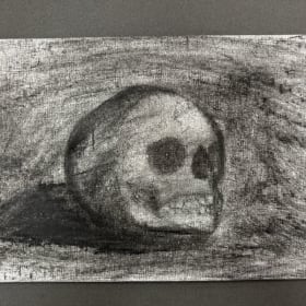 Charcoal Skull item
