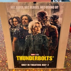 THUNDERBOLTS FINAL POSTER MARVEL STUDIOS 27x40 IN D/S item