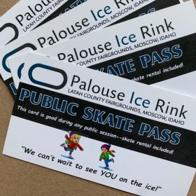 Palouse Ice Rink 12 Free Skate Passes item