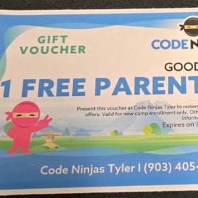 1 Parent's Night Out at Code Ninjas, Tyler TX item