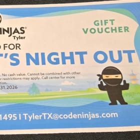 1 Parent's Night Out at Code Ninjas, Tyler TX item