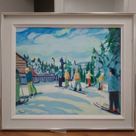Peinture « Au mont Saint-Anne » item