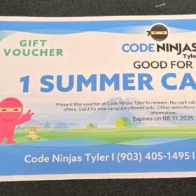 1 Summer Camp Week at Code Ninjas, Tyler TX (2 of 2) item