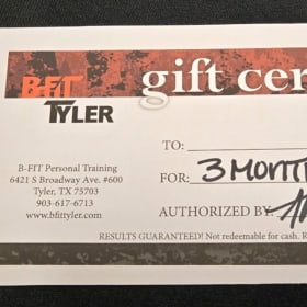 Be Fit Tyler 3 Months Bootcamp item