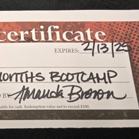 Be Fit Tyler 3 Months Bootcamp item