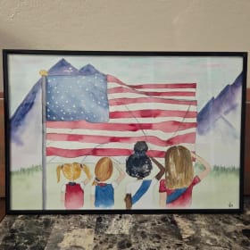 Framed Painting by leader, Veronica F item