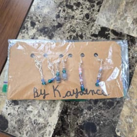 Earrings - made by girl member item