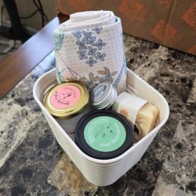 Gift Basket (2) Flower Towel item