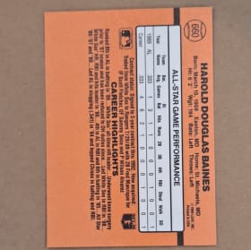 1990 Donruss Harold Baines 660 item