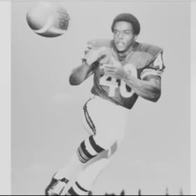 Gayle Sayers Signed Football Helmet item