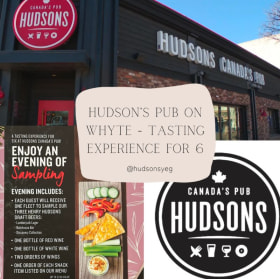 Hudson's Pub on Whyte Tasting Experience for 6 item