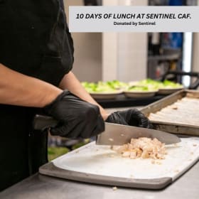 3-21 10 Days of Lunch at Sentinel Cafeteria- Valued at $100 item