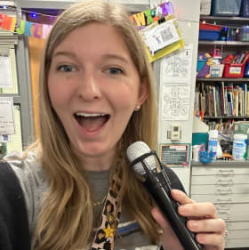 Singalong with Mrs. Cole at lunch item