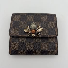#83 Bee Louis Vuitton Damier Ebene Elise Wallet item
