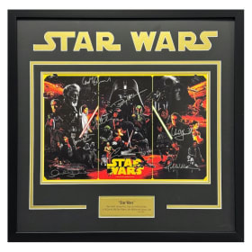 SW01 Star Wars GOLD Limited Edition 16x20 Display item