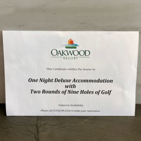 E3 - Golf and Accommodations at Oakwood Resort item