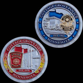 Cottage Grove Police/Fire Challenge Coin item