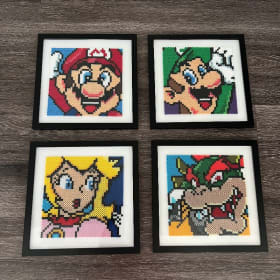 Super Mario Themed Perler Bead Art Set item