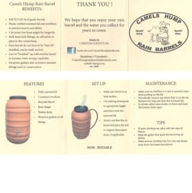 Eco-Friendly Rain Barrel from TTF Watershed Partnership item