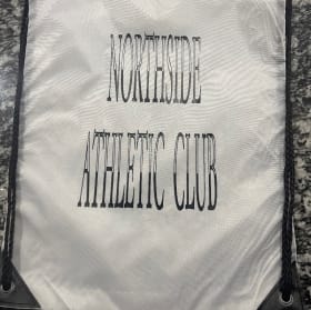 #14 Draw String Bag White (2) item