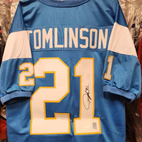 Chargers LaDanian Tomlinson Signed Jersey item