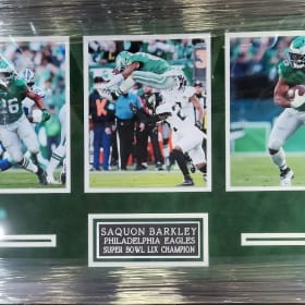 Eagles Saquon Barkley 3-Photo Display Piece item