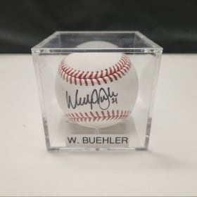 Dodgers World Series Champion Walker Buehler Signed Baseball item