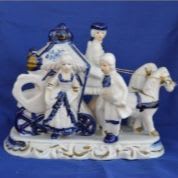 Porcelain Carriage 6" x 4' x 3" item