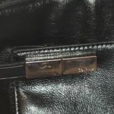 Black Calvin Klein leather tote item