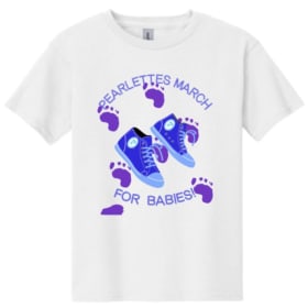 Pearlettte March for Babies t-shirt item