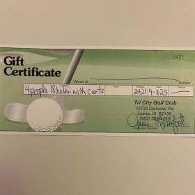 Tri City Golf Club item