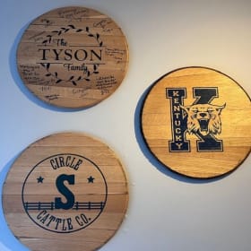 Custom Engraved Barrel Head item