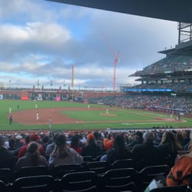 SF Giants game tickets + swag basket item