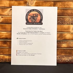 Guided Pheasant Hunt for two item