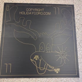 Rudolph talking Reindeer (AC mini lights only) item