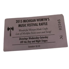 Last Michigan - 2015 Raffle Ticket & 2015 Michfest Calendar item