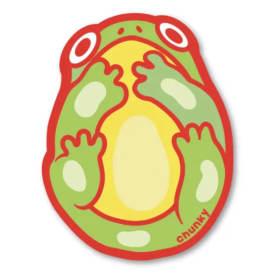 CHUNKY - Smushed Froggie Sticker item