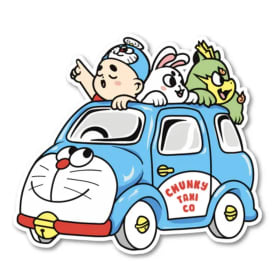 CHUNKY - Taxi Cat Sticker Sticker item